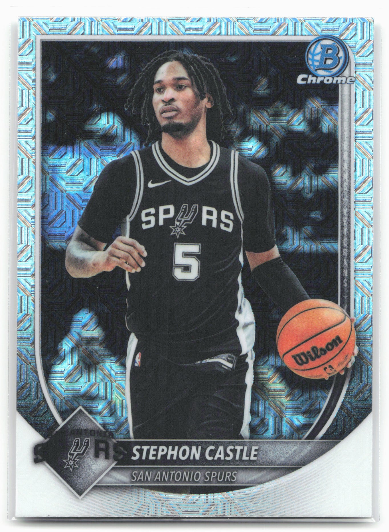 2025-26 Bowman #BCV-145 Stephon Castle Chrome Mojo Refractor