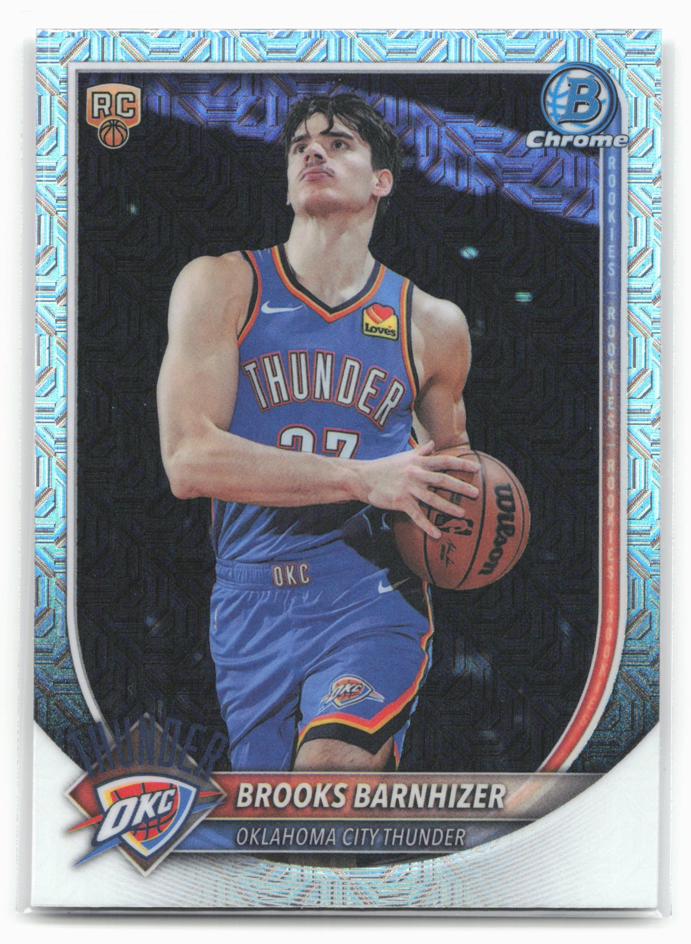 2025-26 Bowman #BCV-45 Brooks Barnhizer Chrome Mojo Refractor