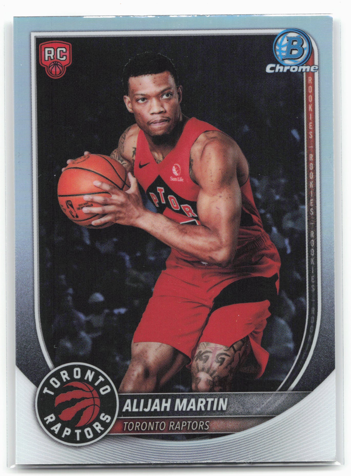 2025-26 Bowman #BRR-40 Alijah Martin Chrome Rookie Red RC Logo