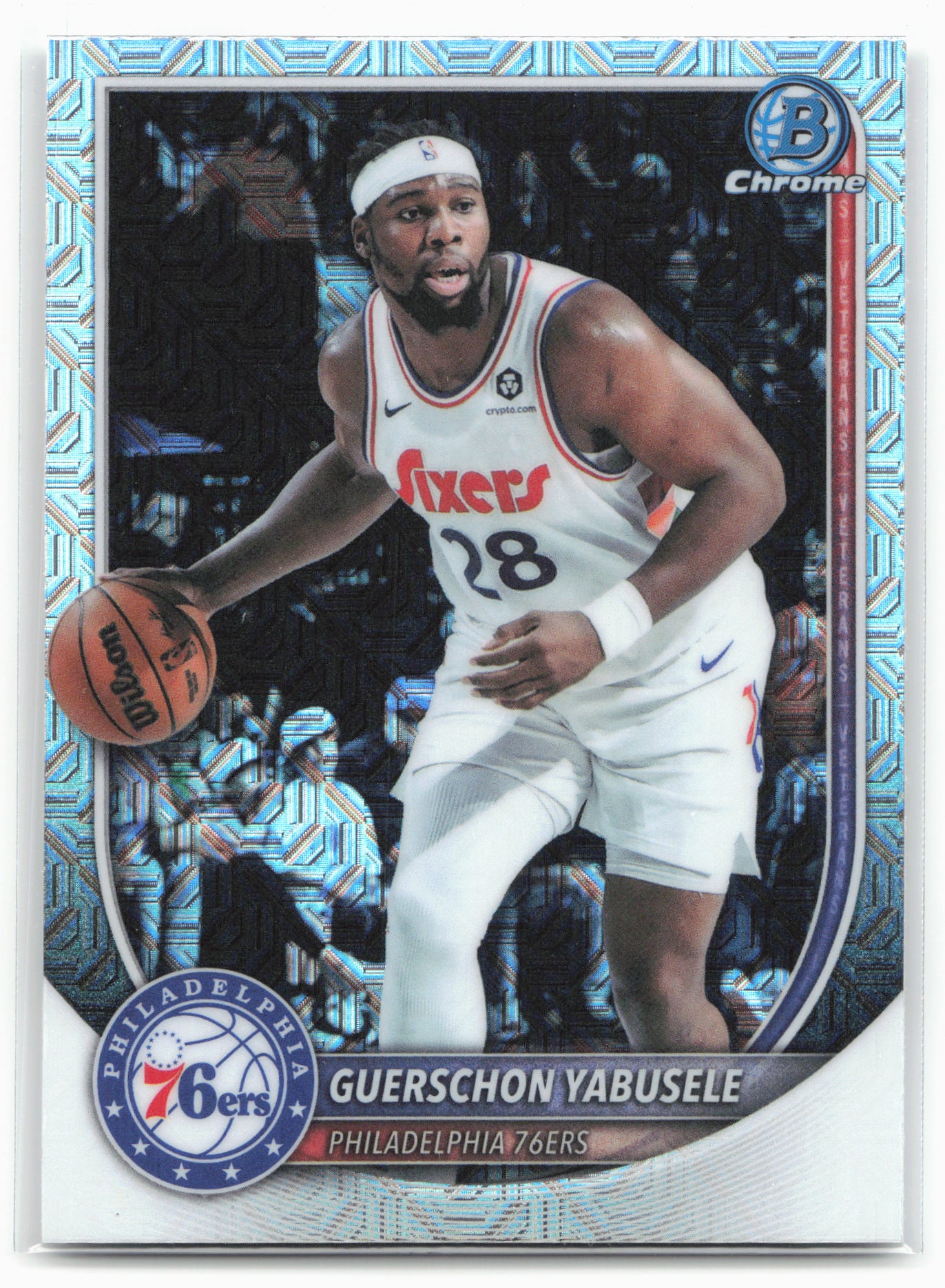2025-26 Bowman #BCV-155 Guerschon Yabusele Chrome Mojo Refractor