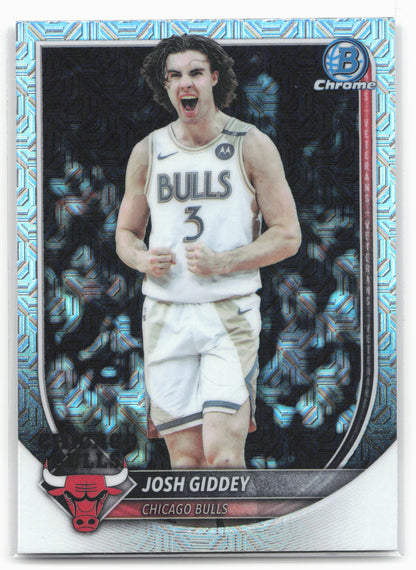 2025-26 Bowman #BCV-72 Josh Giddey Chrome Mojo Refractor