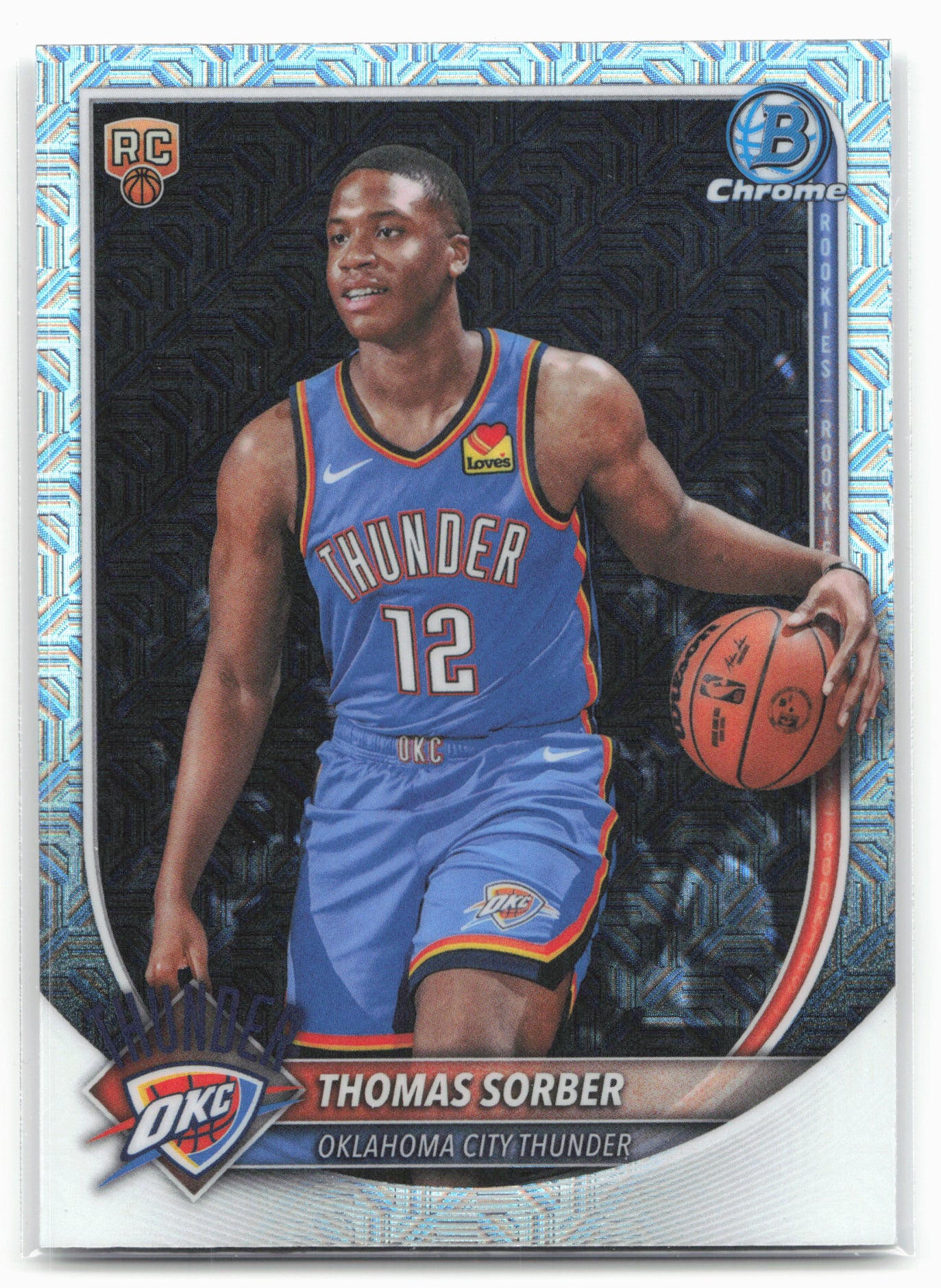 2025-26 Bowman #BCV-15 Thomas Sorber Chrome Mojo Refractor