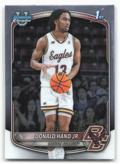 2025-26 Bowman #BCP-57 Donald Hand Jr. Chrome Prospects 28776