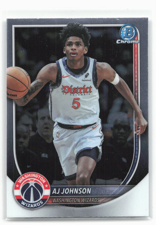 2025-26 Bowman #BCV-178 AJ Johnson Chrome 28778