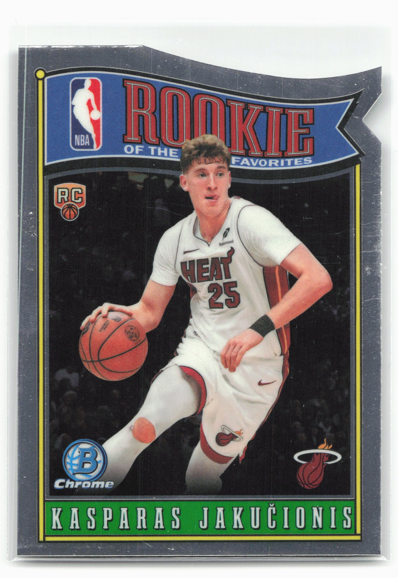 2025-26 Bowman #RY-12 Kasparas Jakucionis Rookie of the Year Favorites 28781