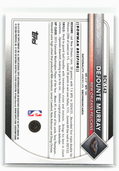 2025-26 Bowman #BCV-142 Dejounte Murray Chrome 28782