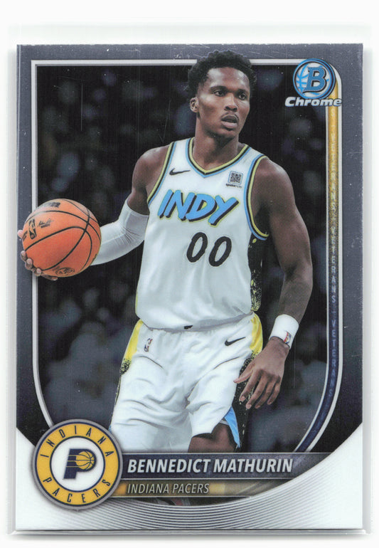 2025-26 Bowman #BCV-78 Bennedict Mathurin Chrome 28786