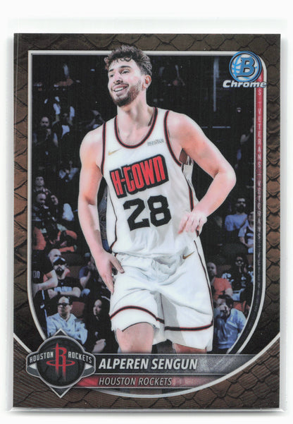 2025-26 Bowman #BCV-133 Alperen Sengun Chrome Reptilian Refractor 28798