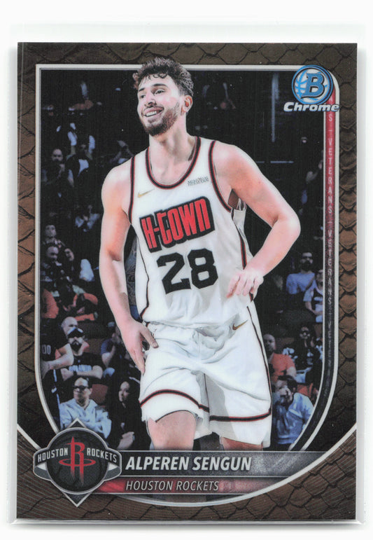 2025-26 Bowman #BCV-133 Alperen Sengun Chrome Reptilian Refractor 28798
