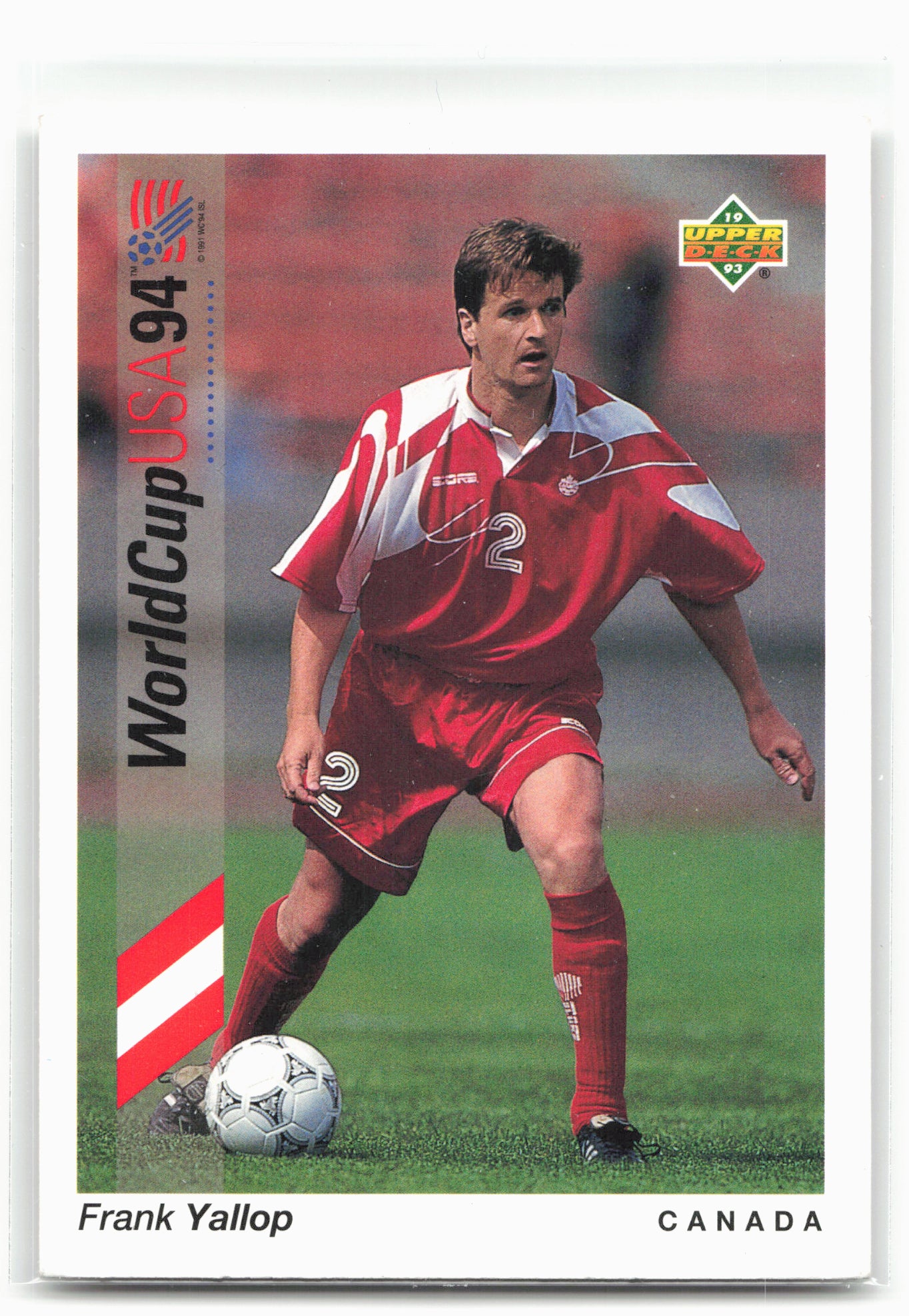 1993 Upper Deck World Cup Preview (English/Spanish) #56 Frank Yallop