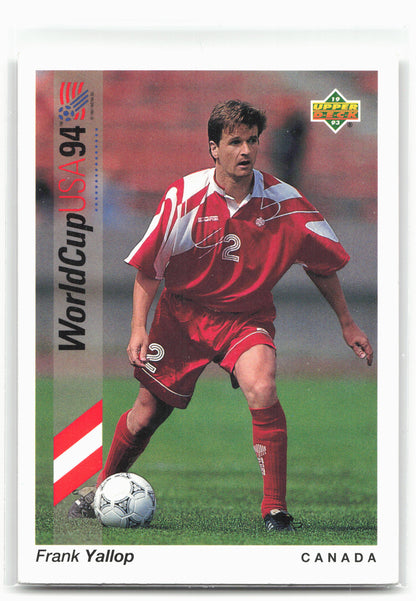 1993 Upper Deck World Cup Preview (English/Spanish) #56 Frank Yallop