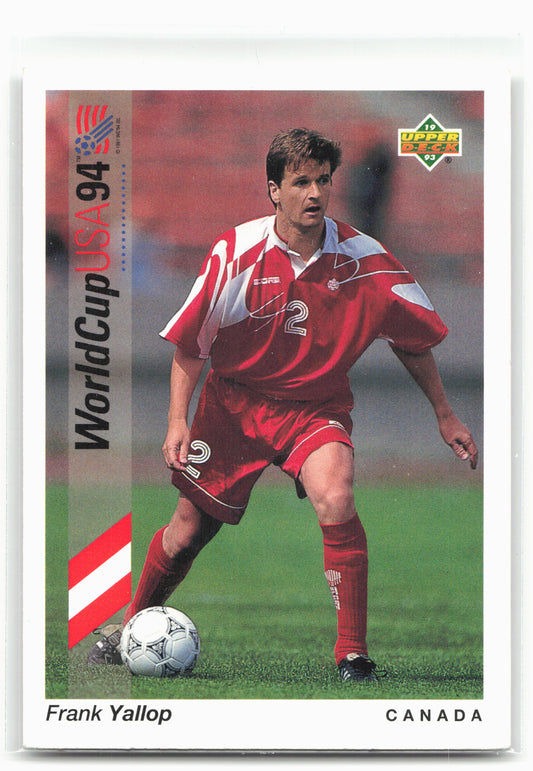 1993 Upper Deck World Cup Preview (English/Spanish) #56 Frank Yallop