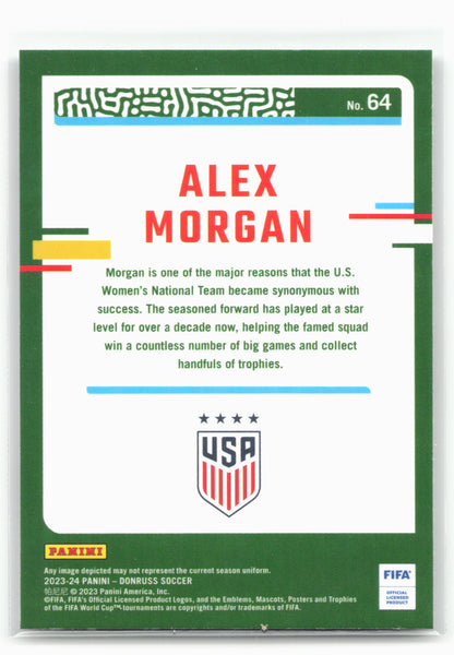 2023-24 Donruss #64 Alex Morgan Optic 28815