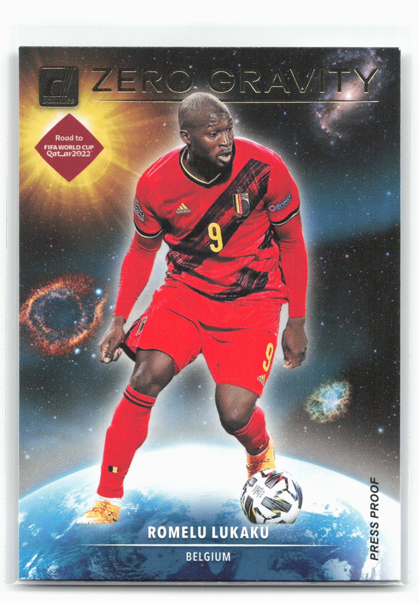 2021-22 Donruss #10 Romelu Lukaku Zero Gravity Press Proof 28818
