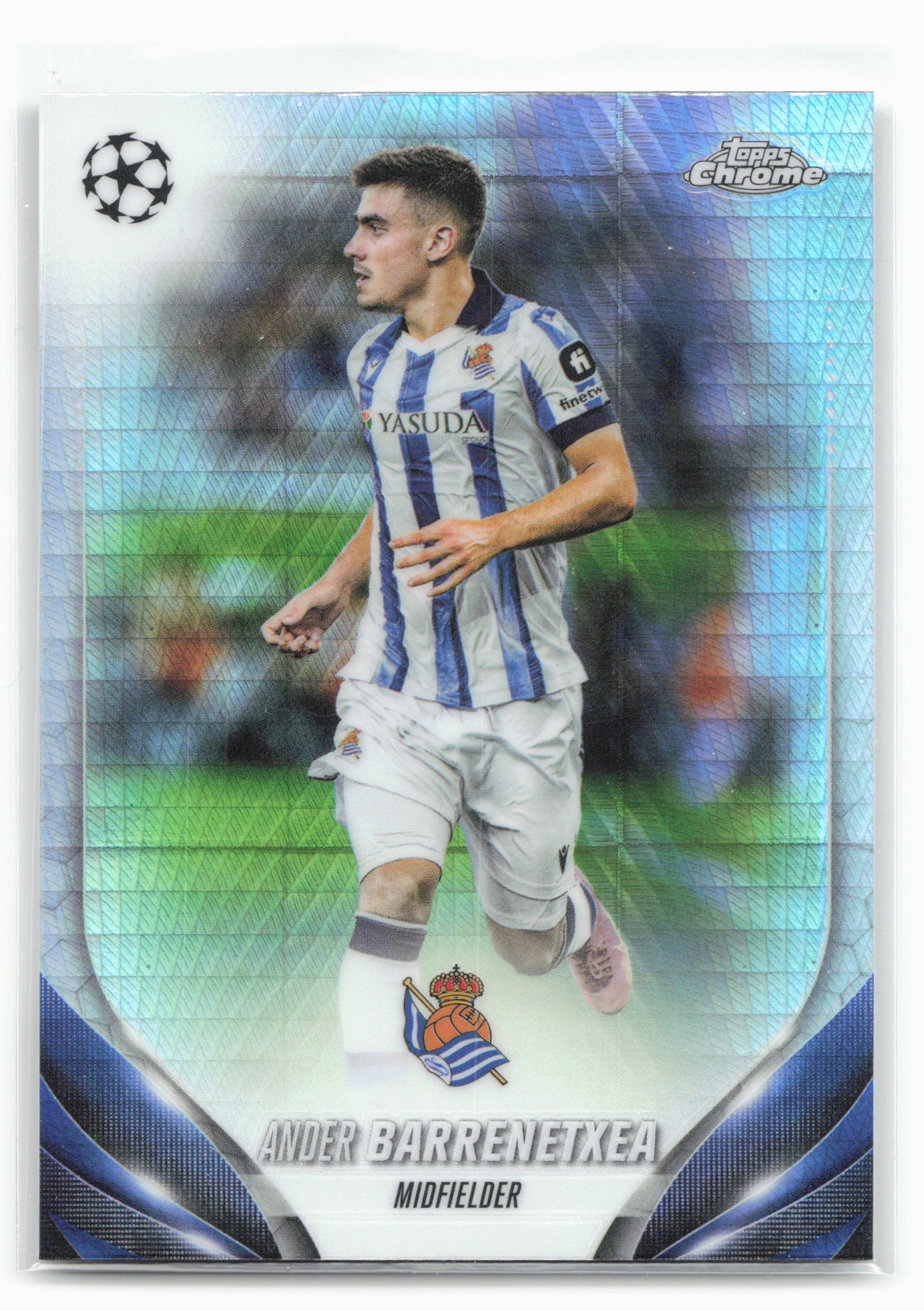 2023-24 Topps Chrome UEFA Club #193 Ander Barrenetxea Prism Refractor