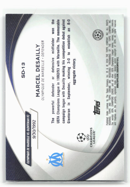 2023-24 Topps Chrome UEFA Club #SD-13 Marcel Desailly Starball Debuts 28824