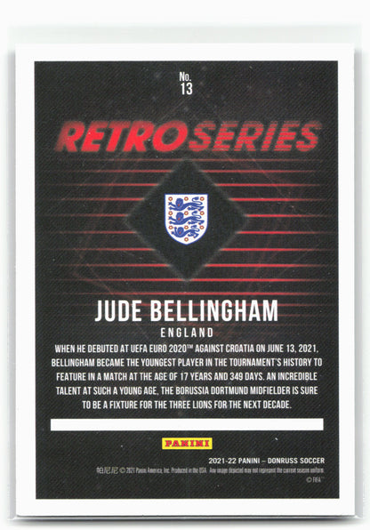 2021-22 Donruss #13 Jude Bellingham Retro Series Press Proof