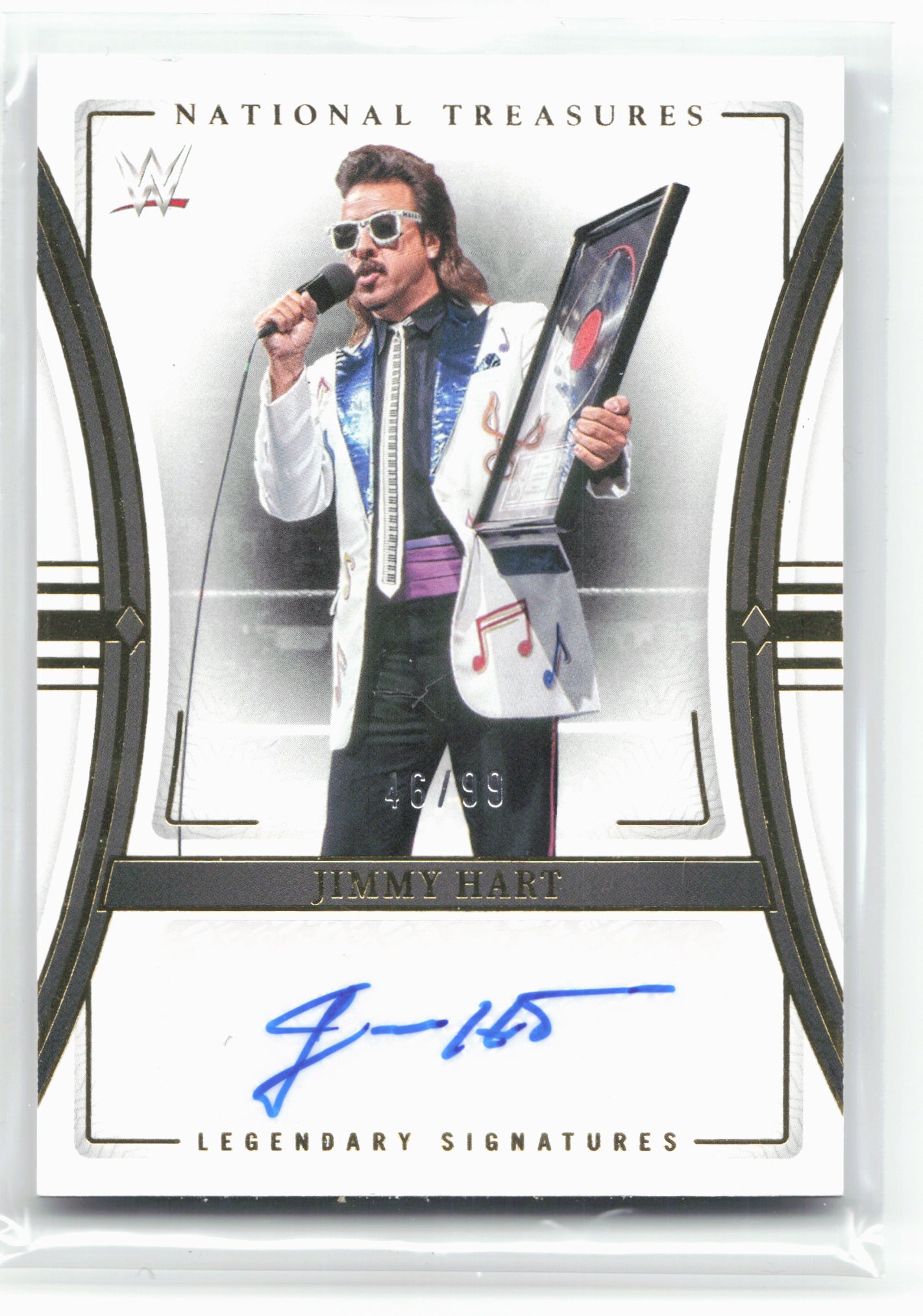 2024 Panini National Treasures WWE #LS-JHT Jimmy Hart Legendary Signatures 28830