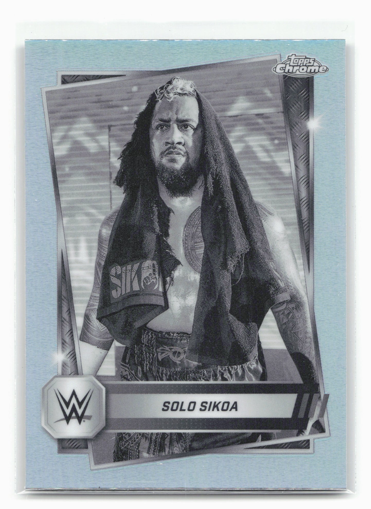 2025 Topps Chrome WWE #17 Solo Sikoa Sepia Refractor 28832