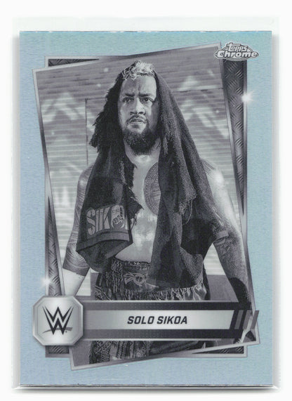 2025 Topps Chrome WWE #17 Solo Sikoa Sepia Refractor 28832
