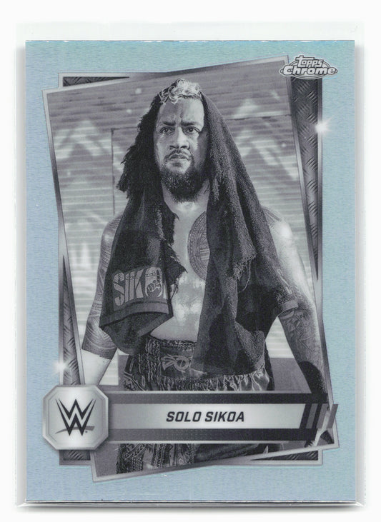 2025 Topps Chrome WWE #17 Solo Sikoa Sepia Refractor 28832