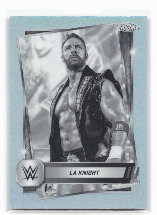 2025 Topps Chrome WWE #118 LA Knight Sepia Refractor 28834