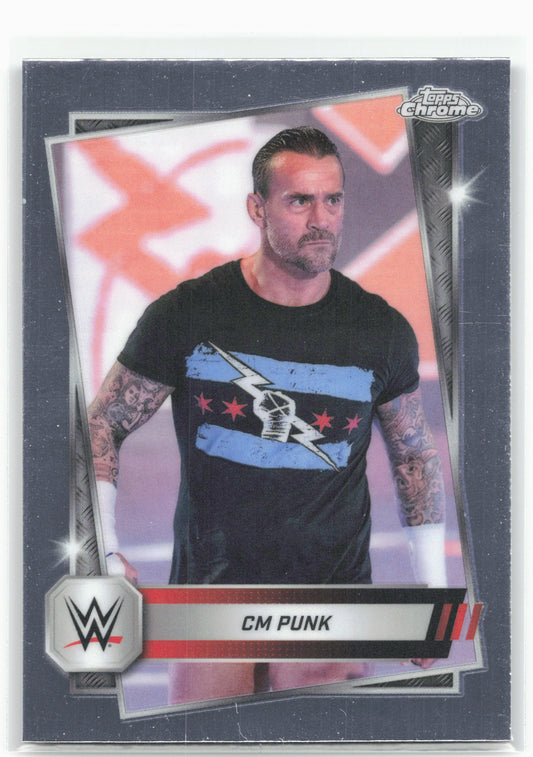 2025 Topps Chrome WWE #98 CM Punk 28837