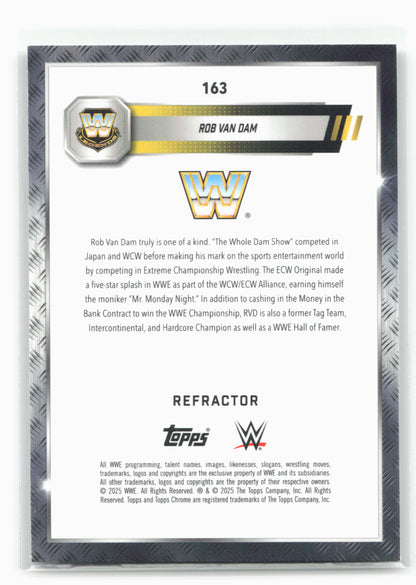 2025 Topps Chrome WWE #163 Rob Van Dam Refractor 28843