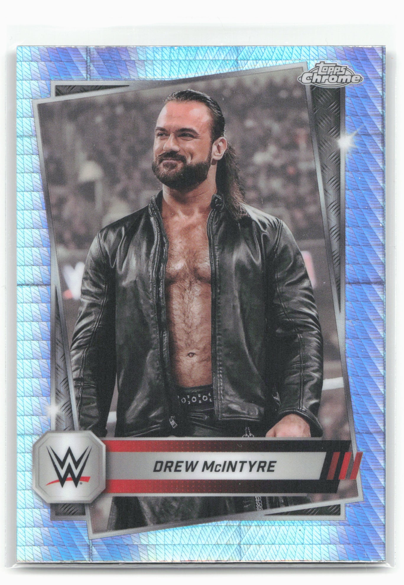 2025 Topps Chrome WWE #19 Drew McIntyre Prism Refractor 28845