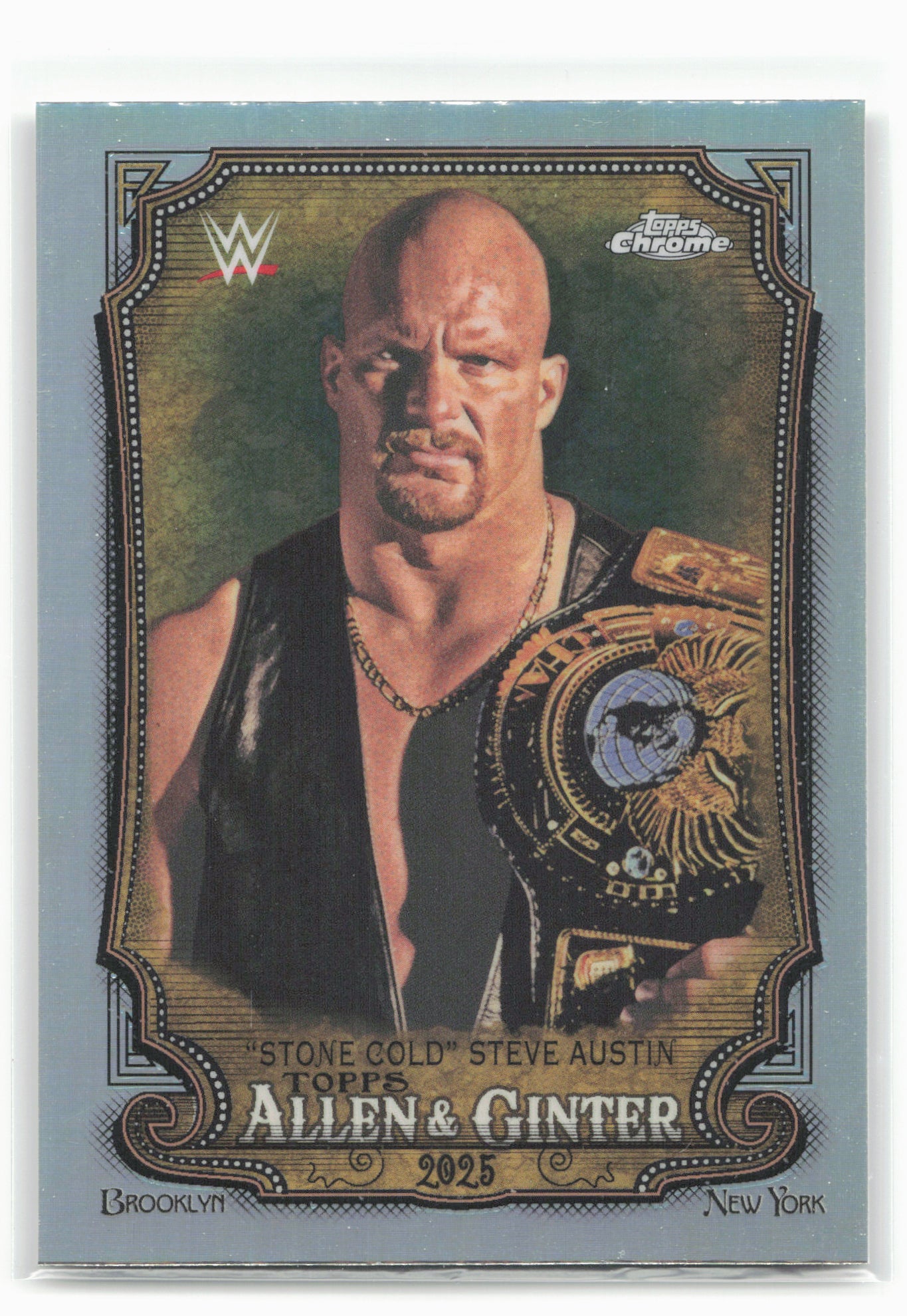 2025 Topps Chrome WWE #AG-SCS “Stone Cold” Steve Austin A&G Refractor 28846