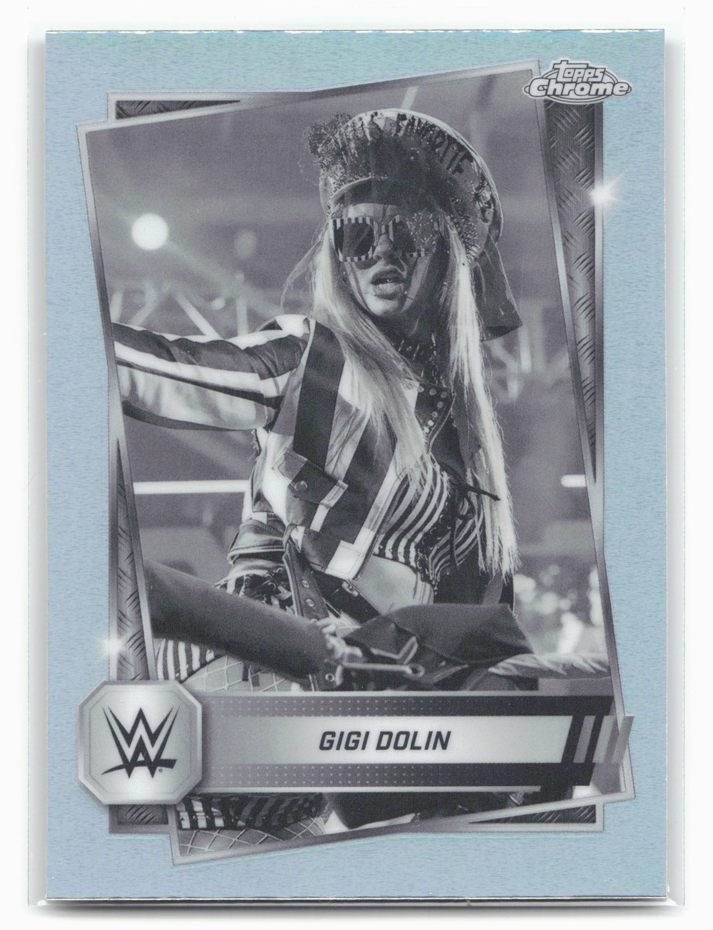 2025 Topps Chrome WWE #72 Gigi Dolin Sepia Refractor 28854