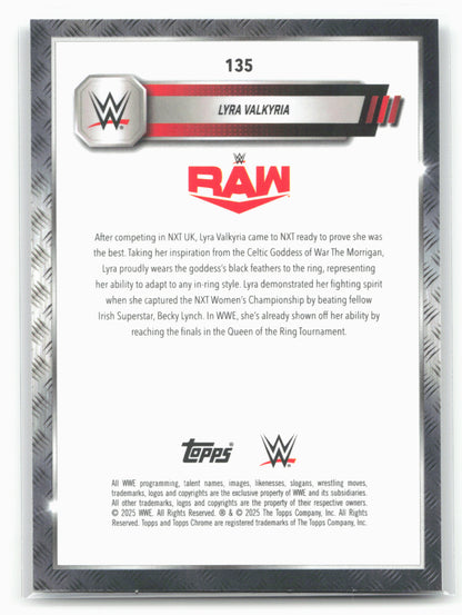 2025 Topps Chrome WWE #135 Lyra Valkyria 28856