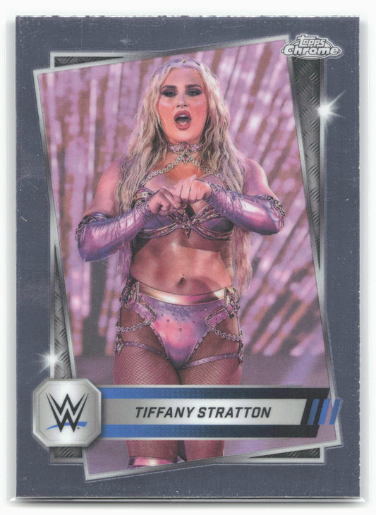 2025 Topps Chrome WWE #182 Tiffany Stratton 28857