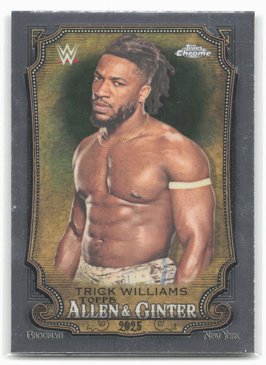 2025 Topps Chrome WWE #AG-TKW Trick Williams Allen & Ginter 28858