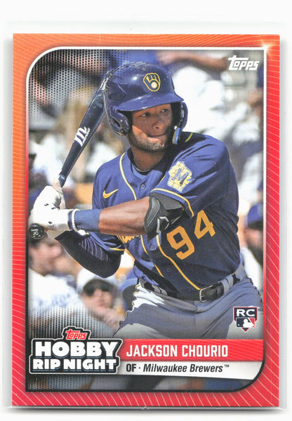 2024 Topps Hobby Rip Night #22 Jackson Chourio Red