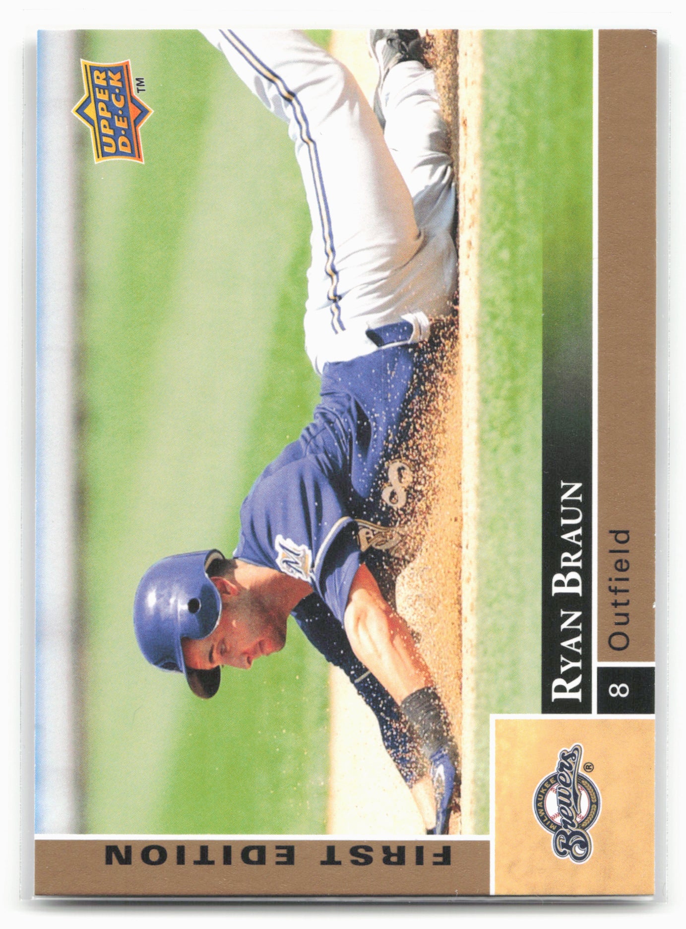 2009 Upper Deck First Edition #168 Ryan Braun 28876
