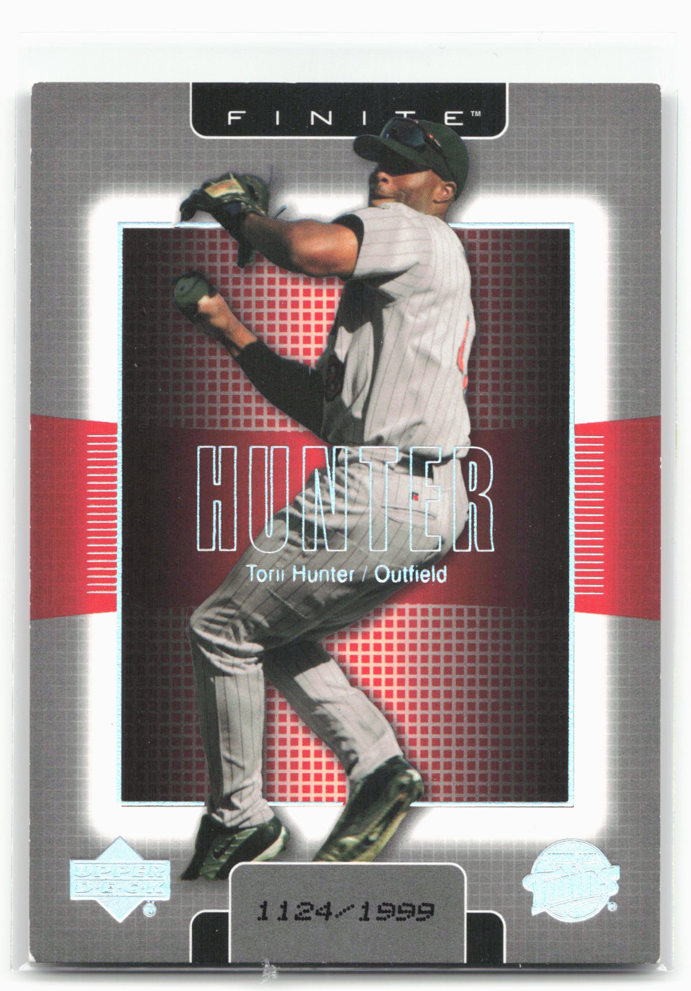2003 Upper Deck Finite #54 Torii Hunter #/1999