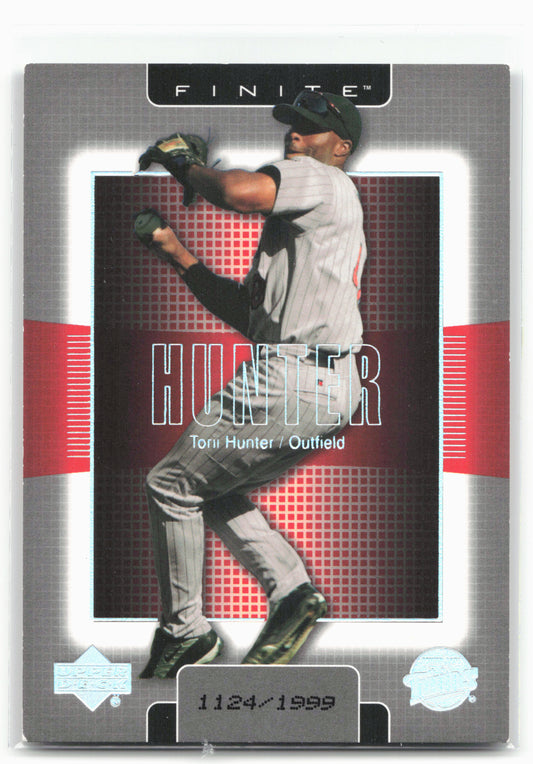 2003 Upper Deck Finite #54 Torii Hunter #/1999