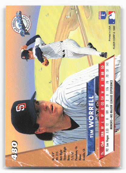 1993 Ultra #480 Tim Worrell