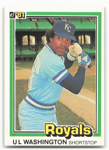 1981 Donruss #460 U.L. Washington