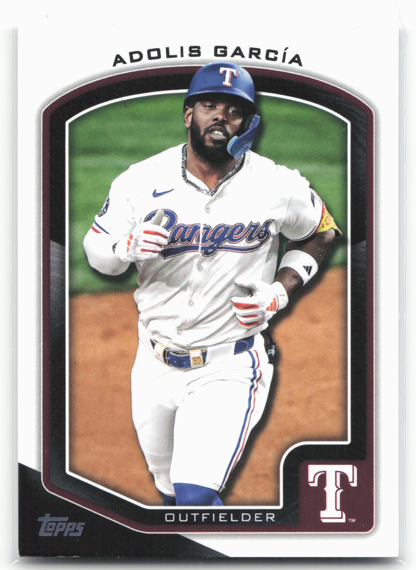 2025 Topps #58 Adolis Garcia Flagship Collection (Series Two)