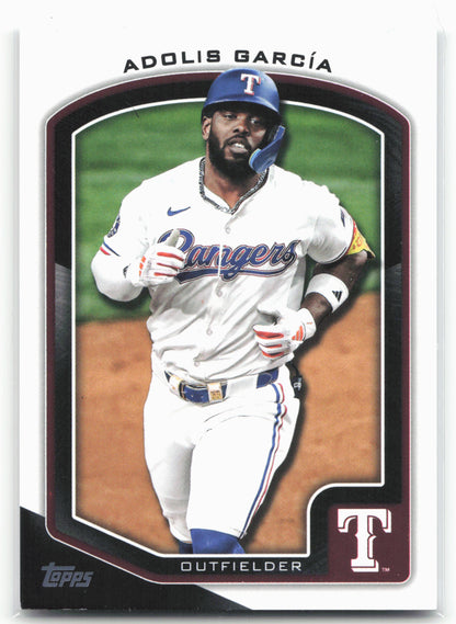 2025 Topps #58 Adolis Garcia Flagship Collection (Series Two)