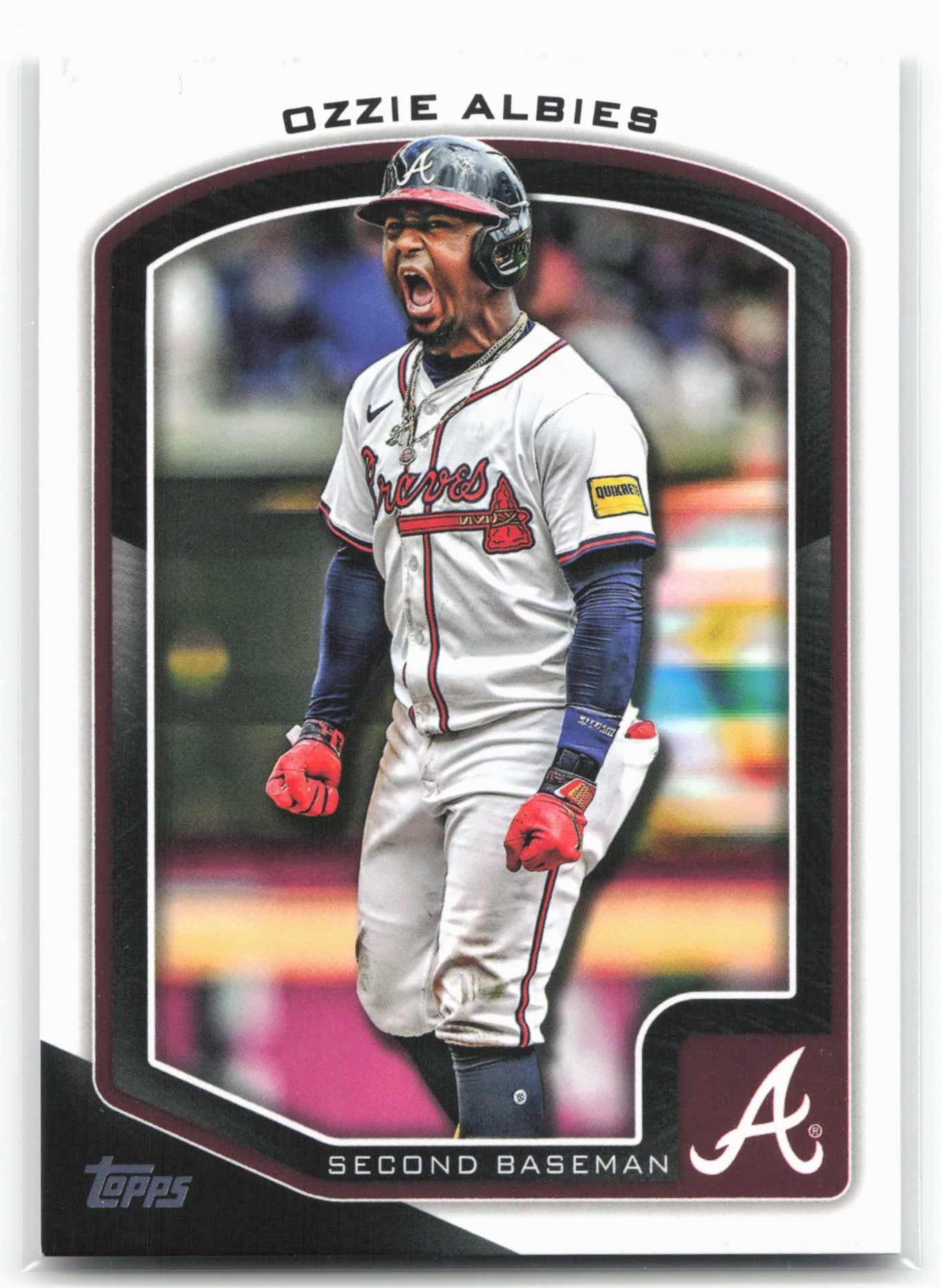 2025 Topps #62 Ozzie Albies Flagship Collection (Series Two)