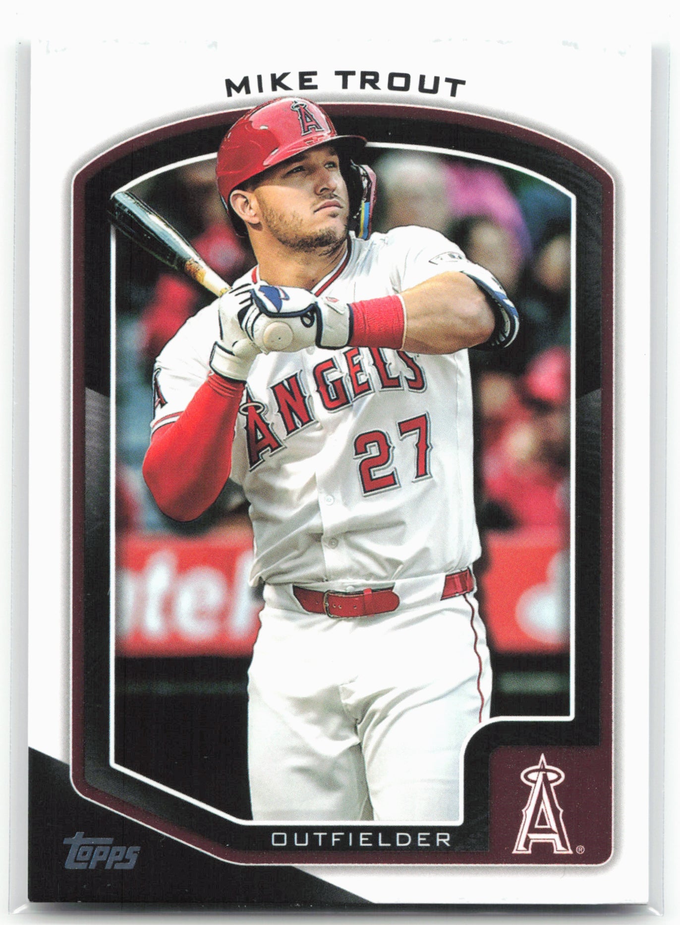 2025 Topps #27 Mike Trout Flagship Collection (Series Two)