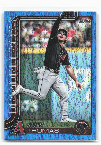 2025 Topps #428 Alek Thomas Blue Holo Foil #/150