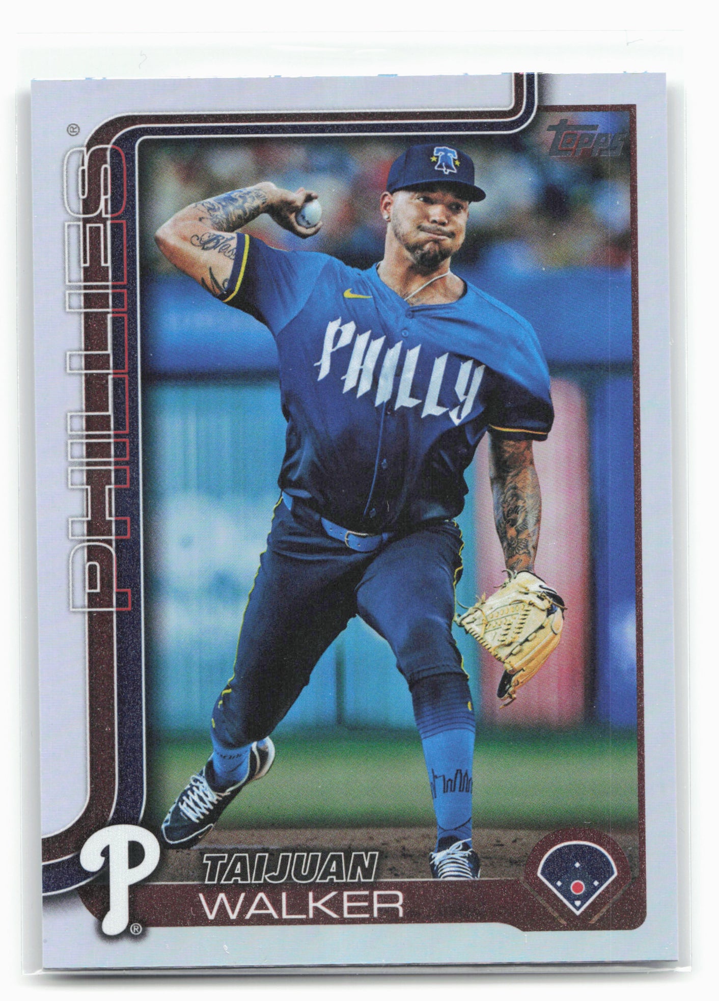 2025 Topps #351 Taijuan Walker Rainbow Foil 28934