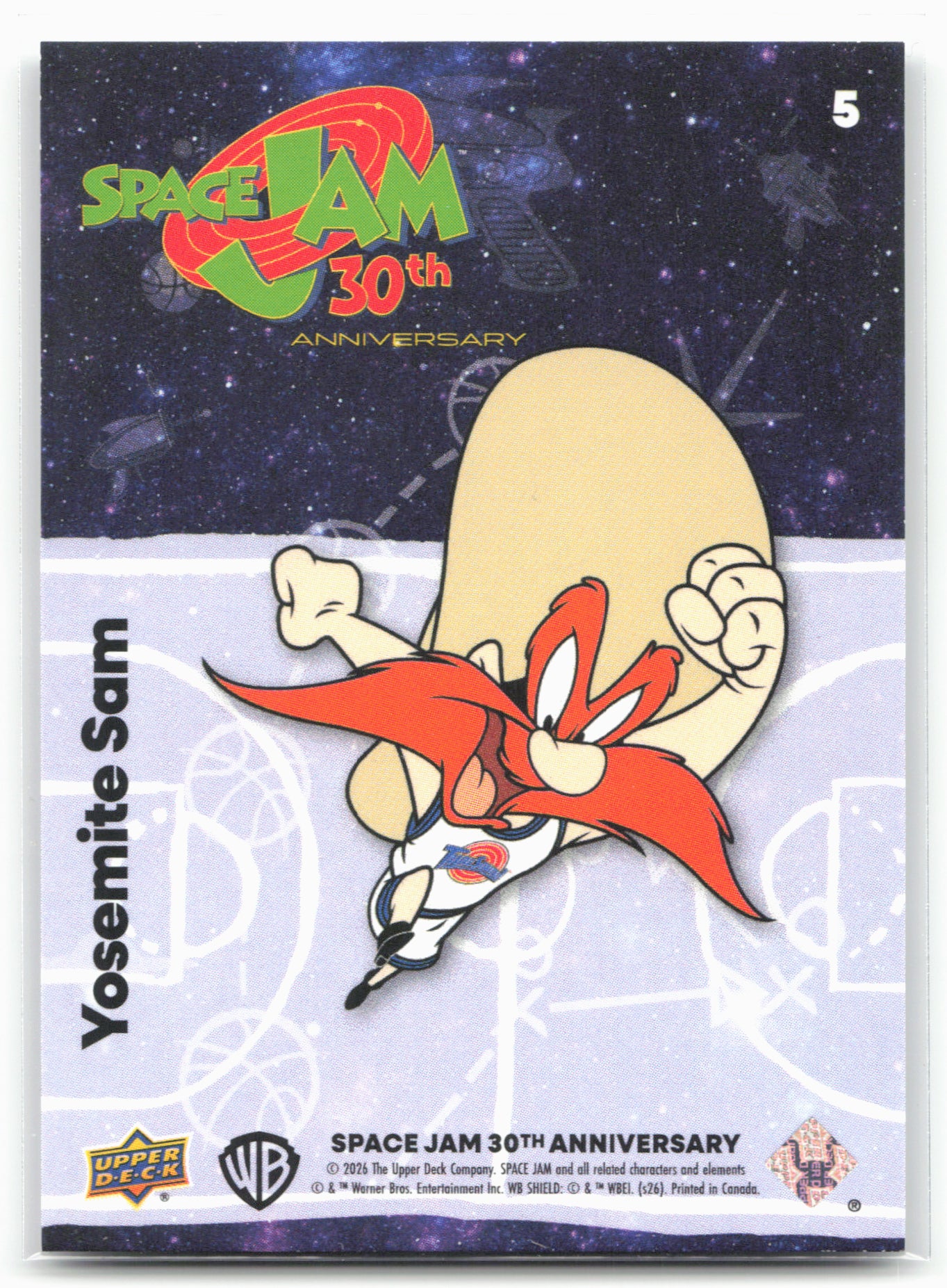 2026 Upper Deck Space Jam 30th Anniversary #5 Yosemite Sam