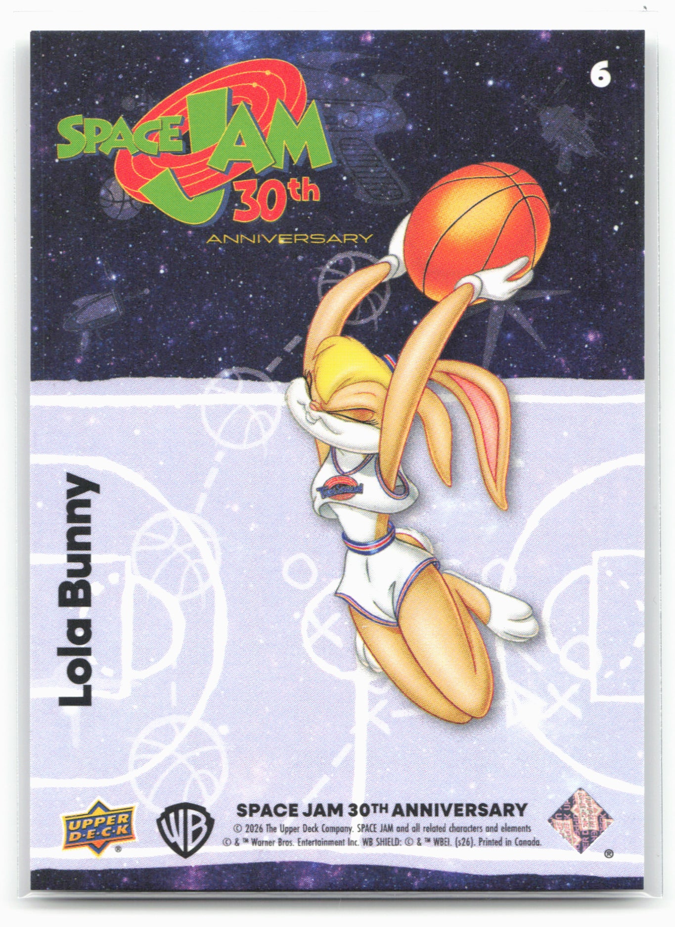 2026 Upper Deck Space Jam 30th Anniversary #6 Lola Bunny