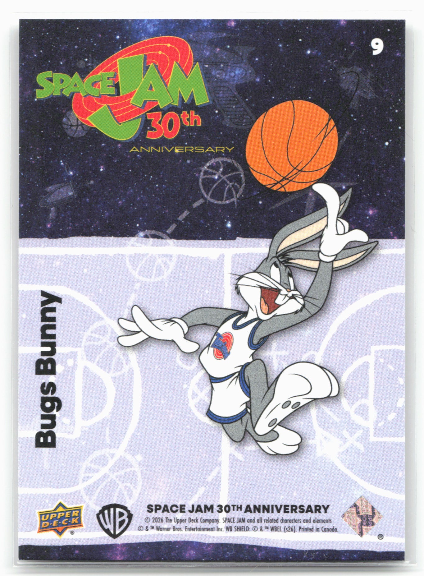 2026 Upper Deck Space Jam 30th Anniversary #9 Bugs Bunny