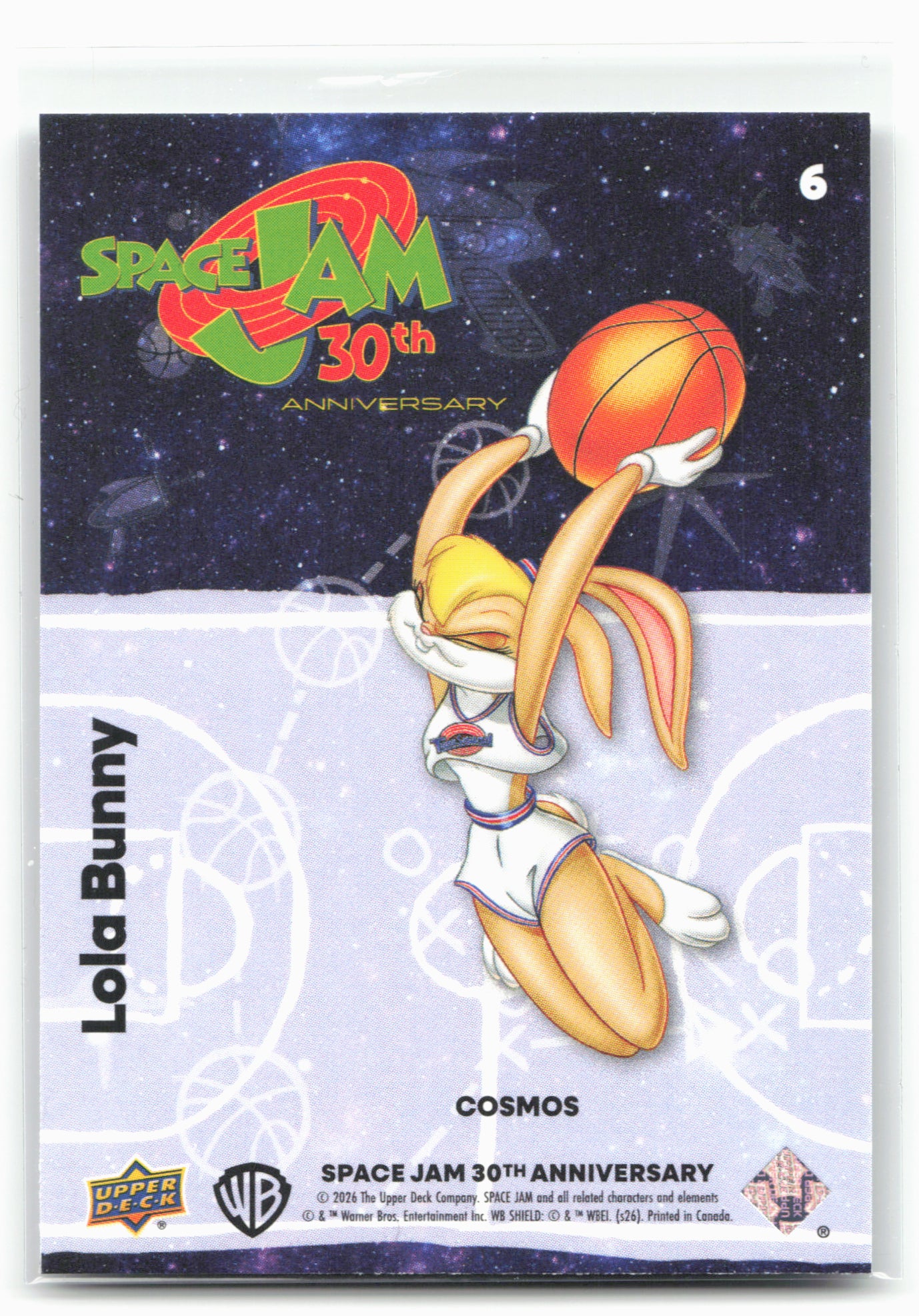 2026 Upper Deck Space Jam 30th Anniversary #6 Lola Bunny Cosmos